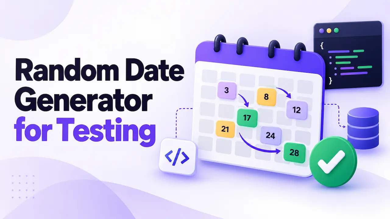 Random date generator for software testing with code and test data examples